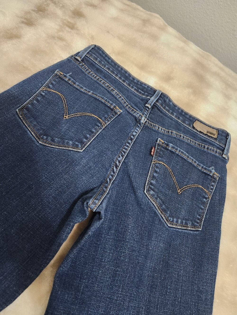 Levi's Red Tab Demi Curve Boot Cut Denim Blue Jeans